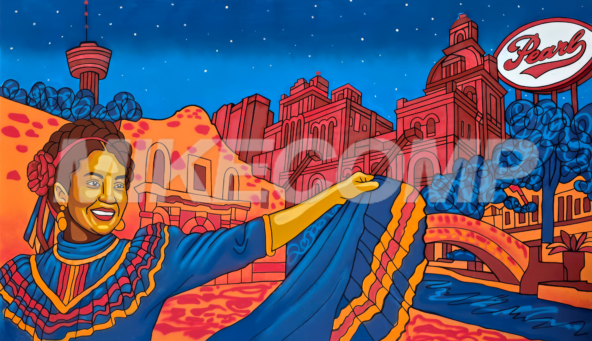 RHYTHM OF THE CITY artwork by Mike Comp Arguello